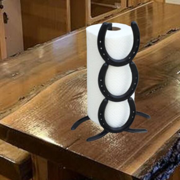 Horseshoe Paper Towel Holder